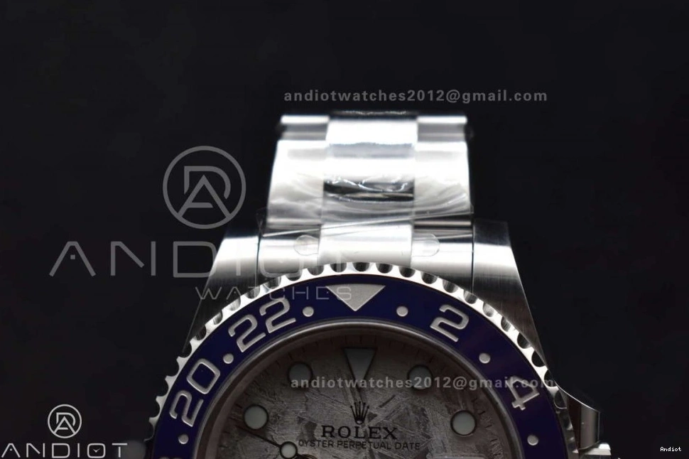 Bracelet Best Gain CHS II 930 126719 on Real GMT Dial Meteorite Weight Factory Oyster Master VR3285 Gold Breathable 1:1 Edition BLRO 0817